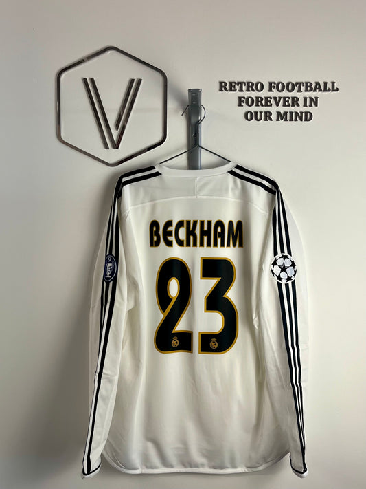 2003/2004 - Real Madrid - Beckham - stock pro