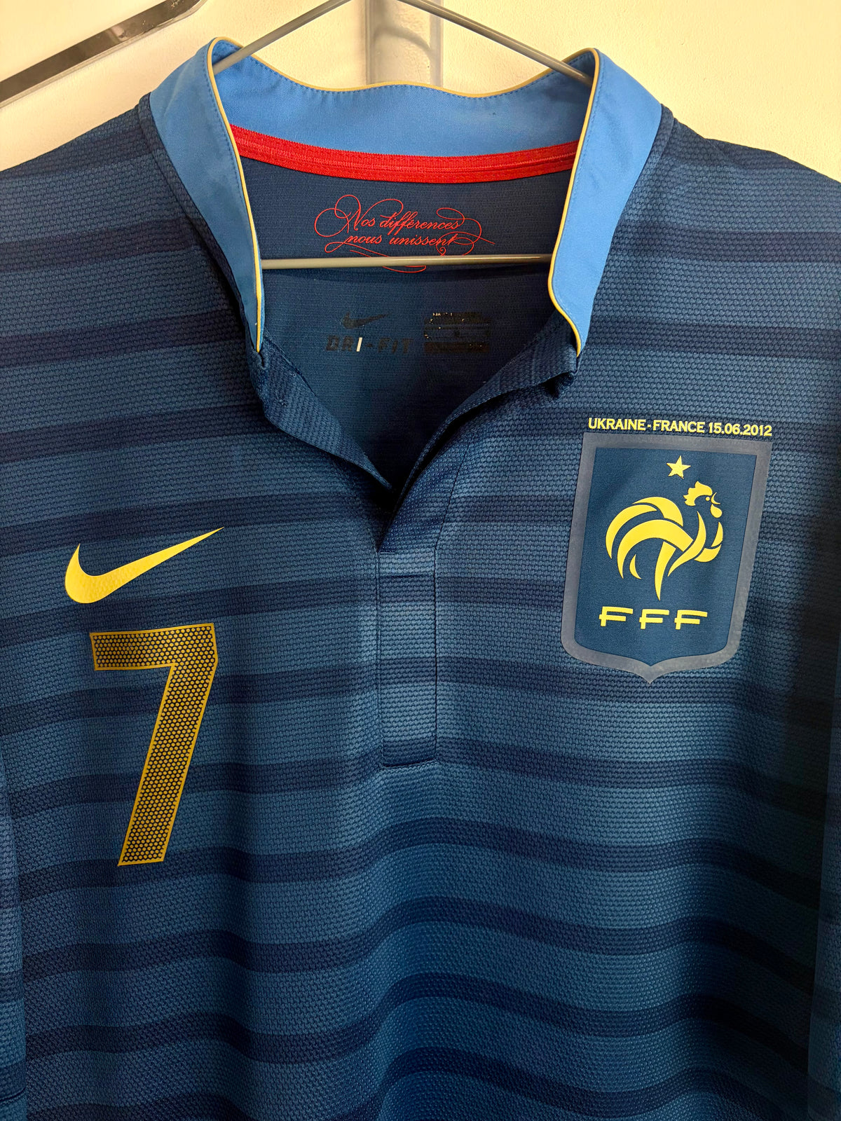 2012 - France - Ribery - Stock pro - Match Détails
