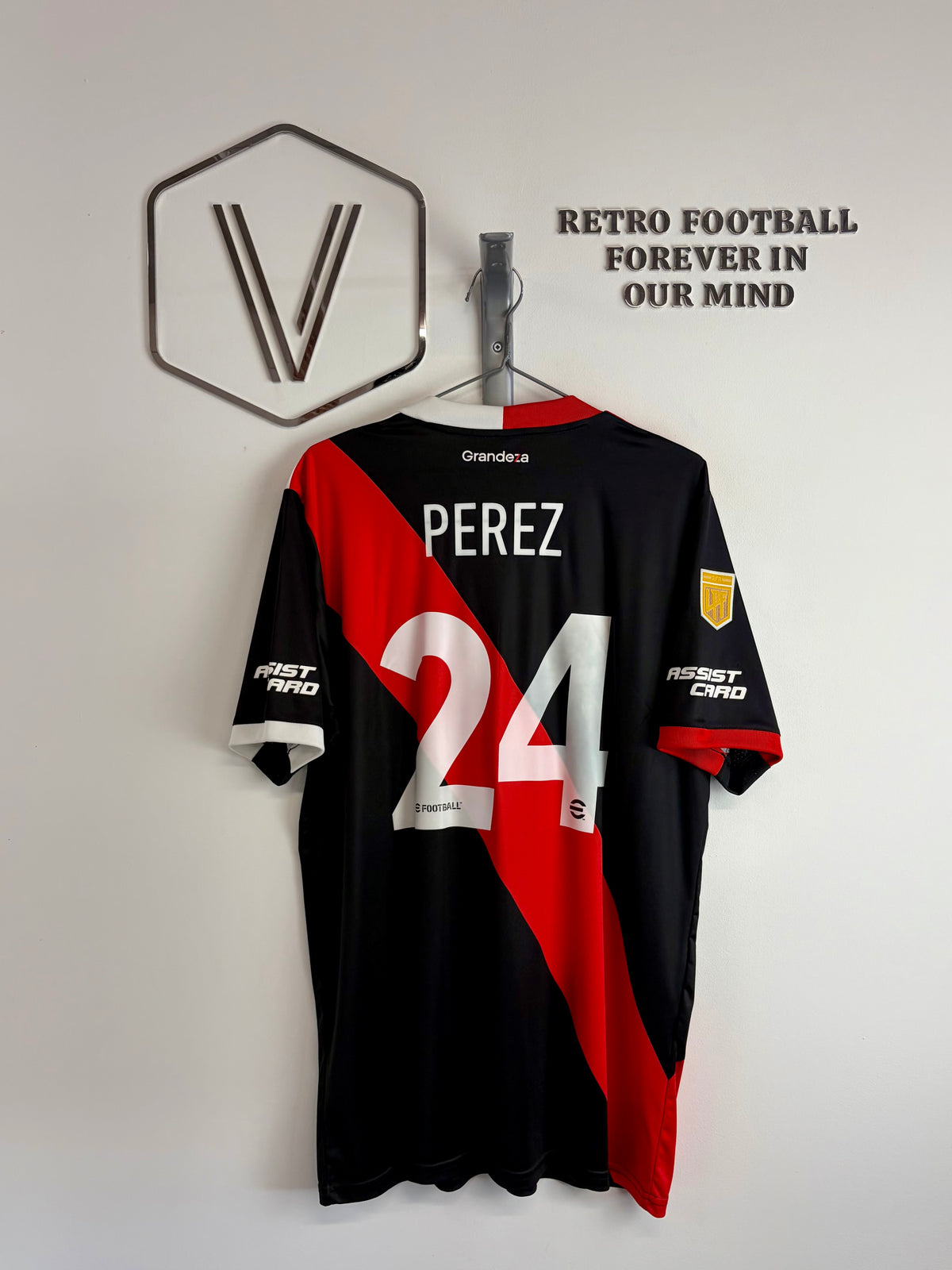 2023/2024 - River plate - Perez - Match worn