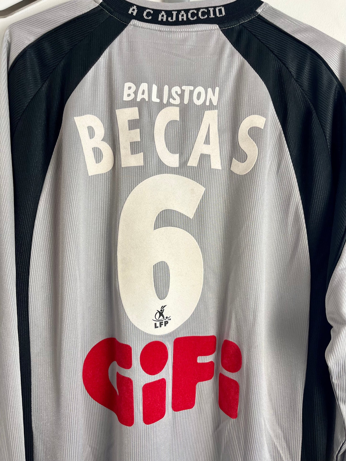 2002/2003 - AC Ajaccio - Becas - Match issue
