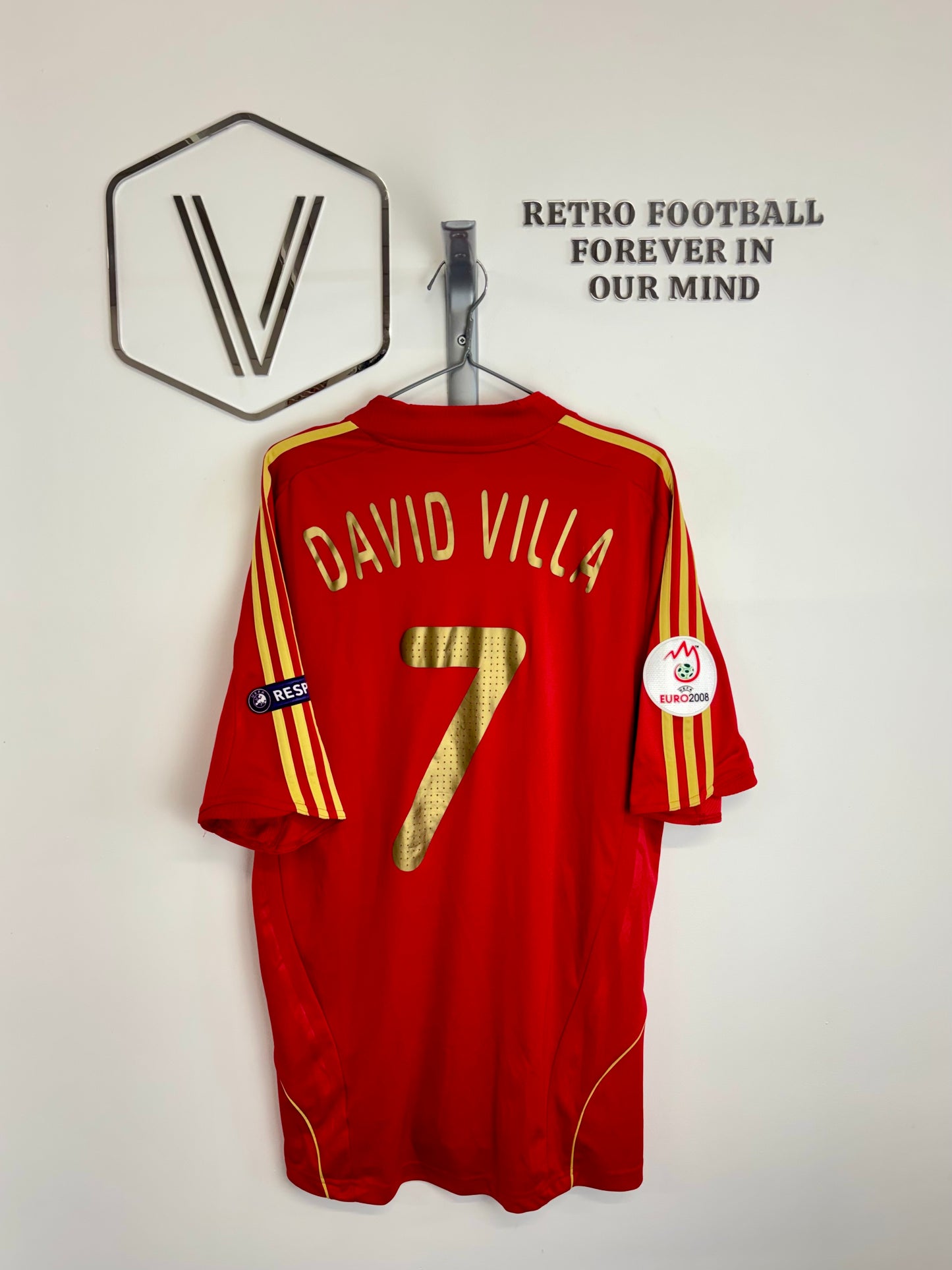 2008 - Espagne - David Villa (L)