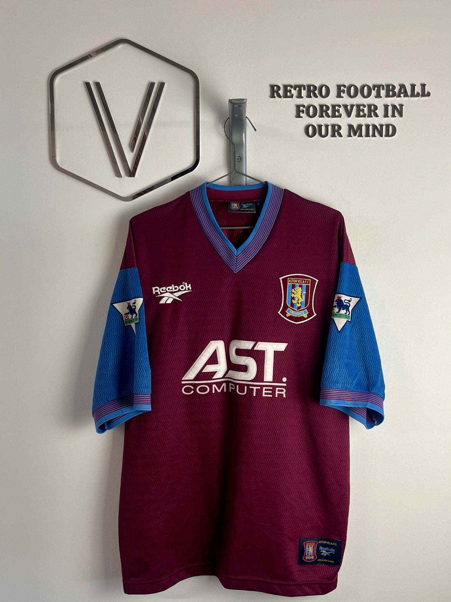 1997/1998 - Aston Villa - Nelson - Match worn