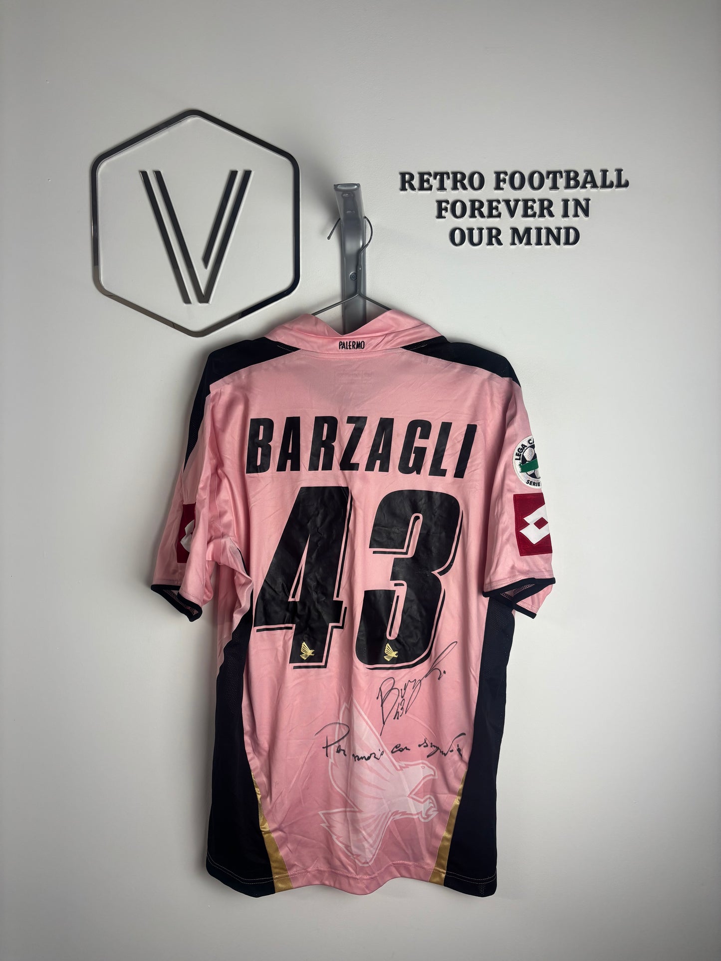 Palermo - Barzagli - Match Worn