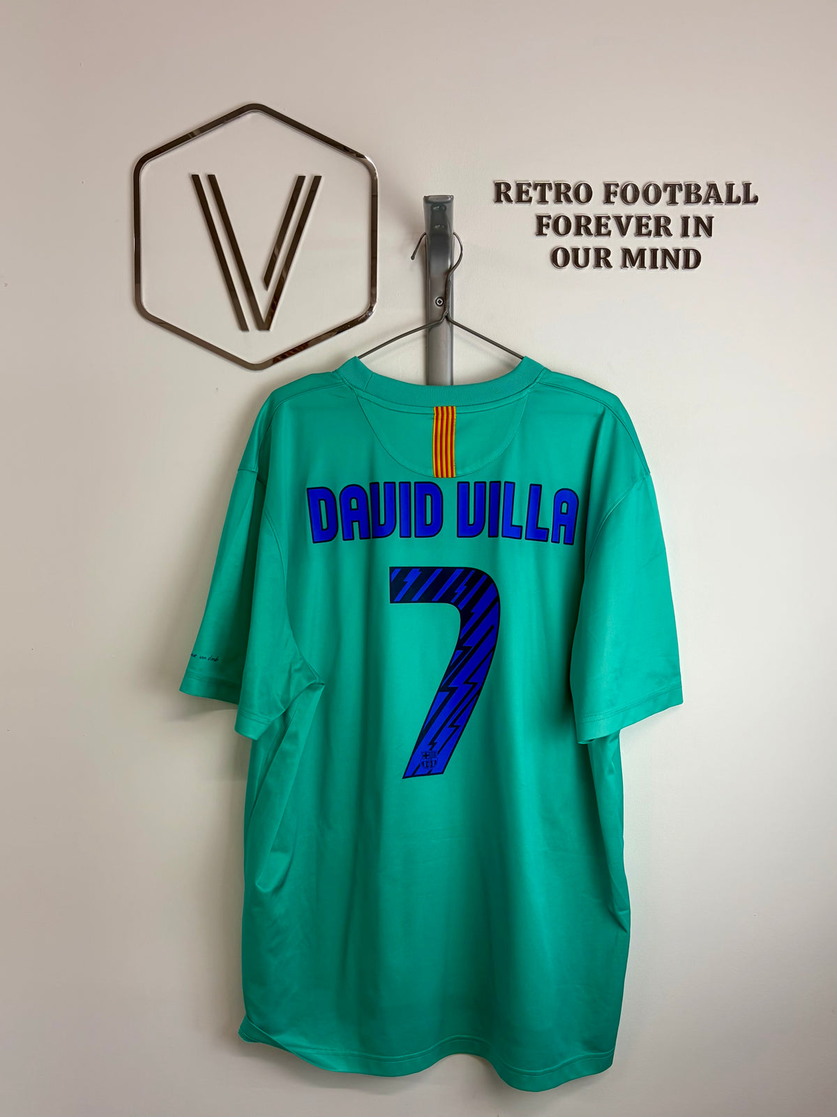 2010/2011 - FC Barcelone - David Villa - Fan version