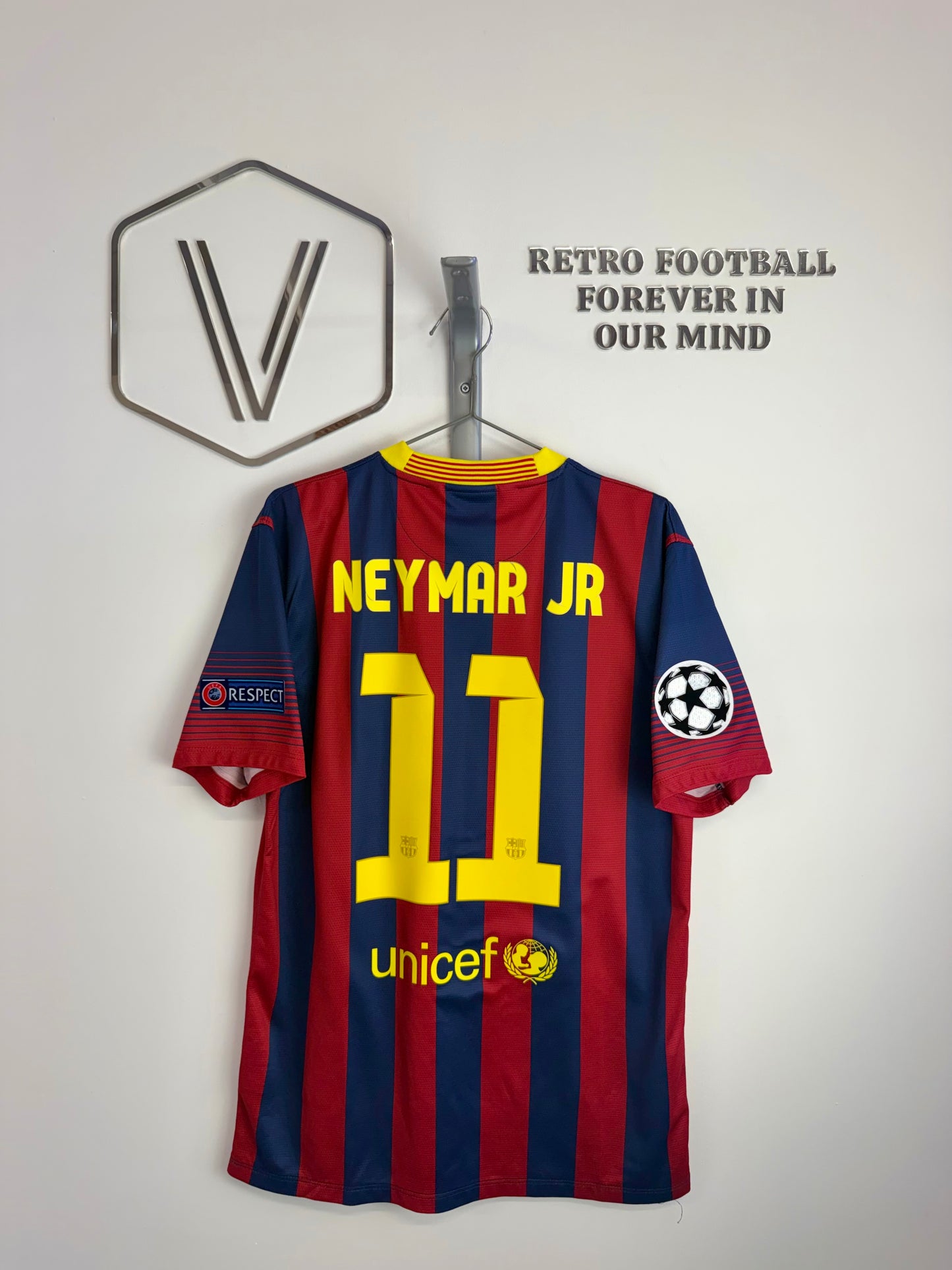 2013/2014 - FC Barcelone - Neymar Jr - Stock Professionnel