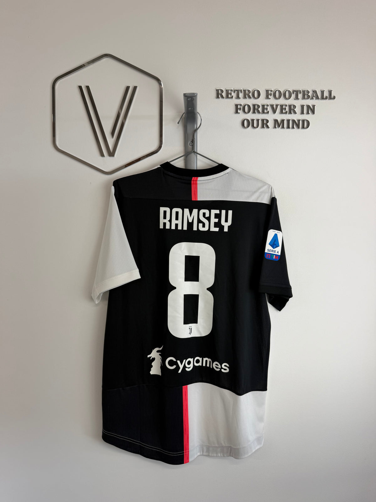 2019/2020 - Juventus - Ramsey - Match Worn