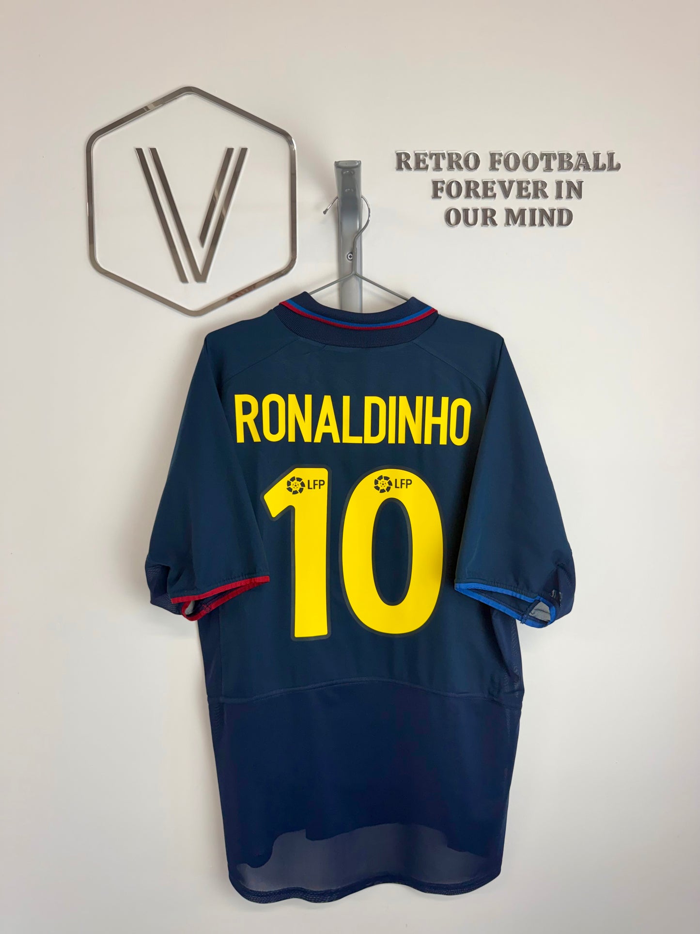 2002/2003 - FC Barcelone - Ronaldinho - Stock Pro
