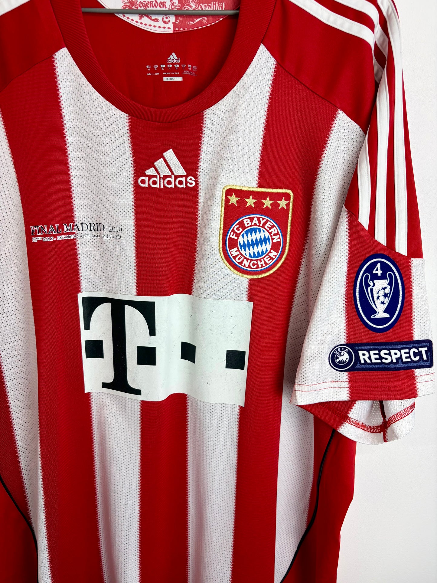 2010/2011- Bayern Munich - Robben - Match details