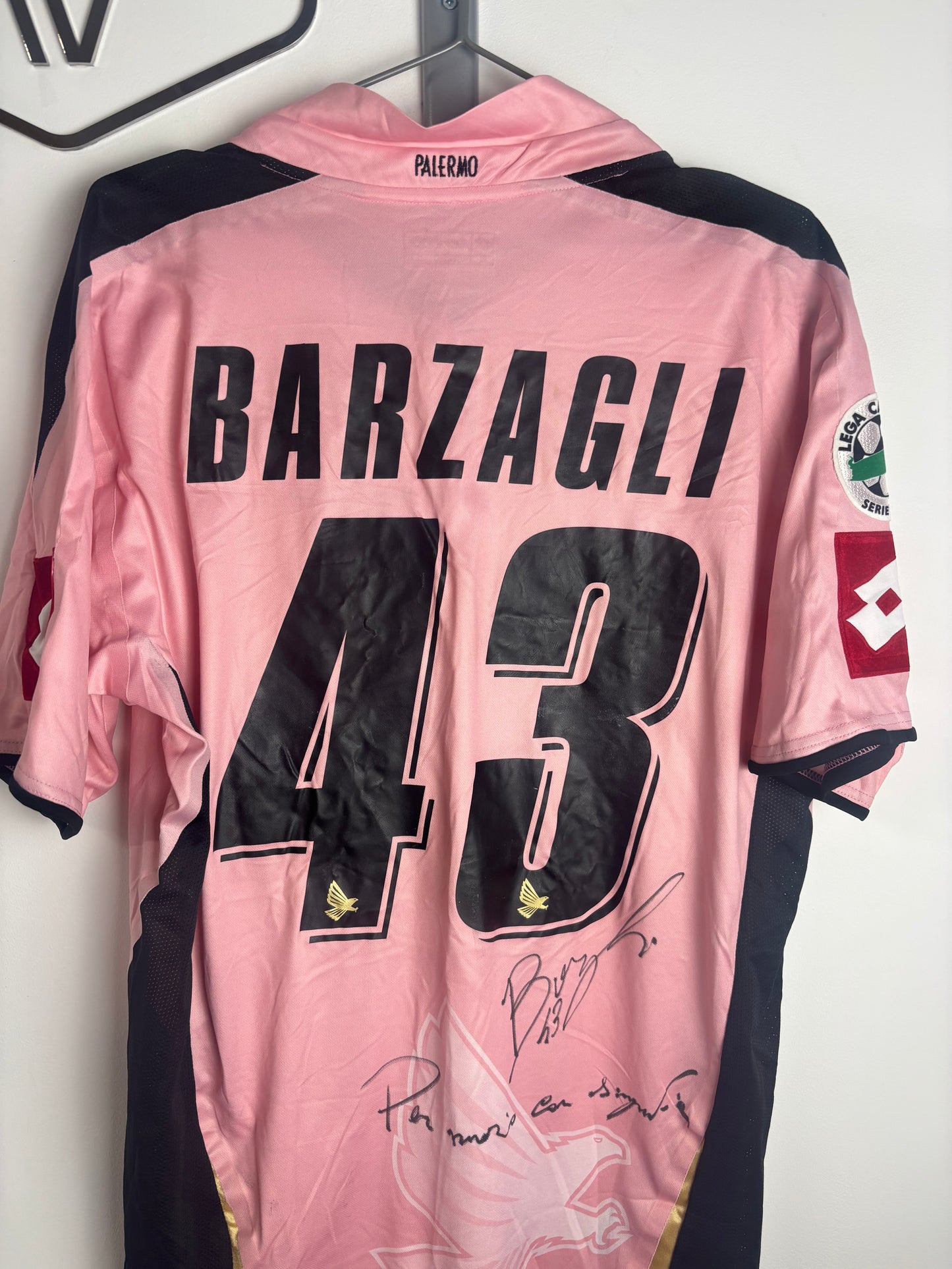 Palermo - Barzagli - Match Worn